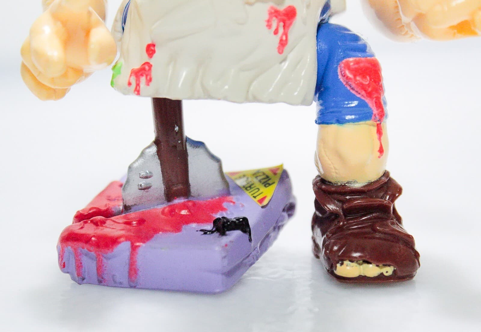 1990 Playmates PIZZA FACE Teenage Mutant Ninja Turtles Action Figure Toy TMNT - Thumbnail 4