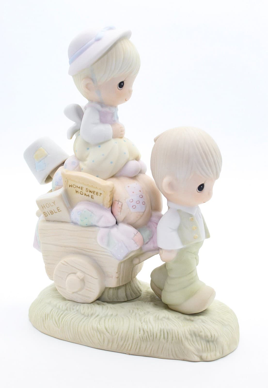 Precious Moments Walking By Faith Enesco Porcelain Figurine 1979 - Thumbnail 8