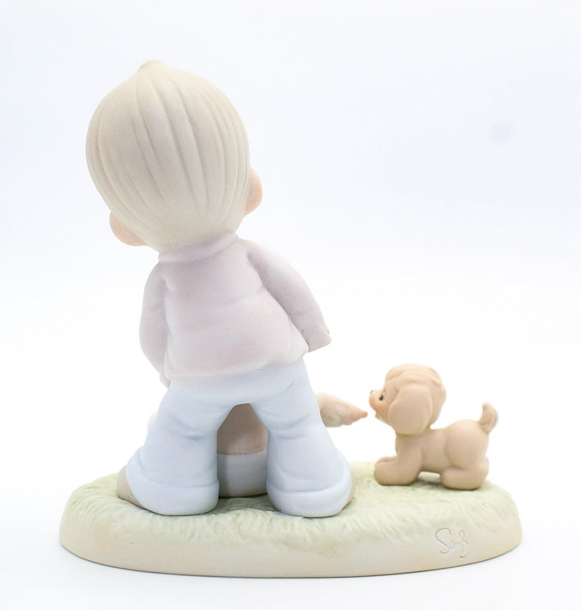 Precious Moments Baby's First Pet Enesco Porcelain Figurine 1988 - Thumbnail 5