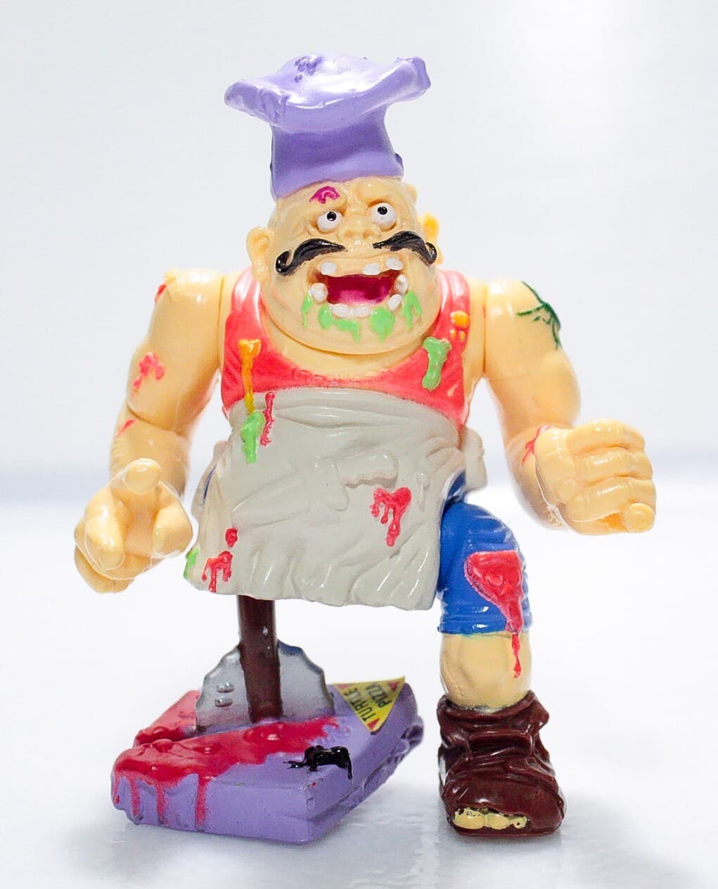 1990 Playmates PIZZA FACE Teenage Mutant Ninja Turtles Action Figure Toy TMNT - Thumbnail 8