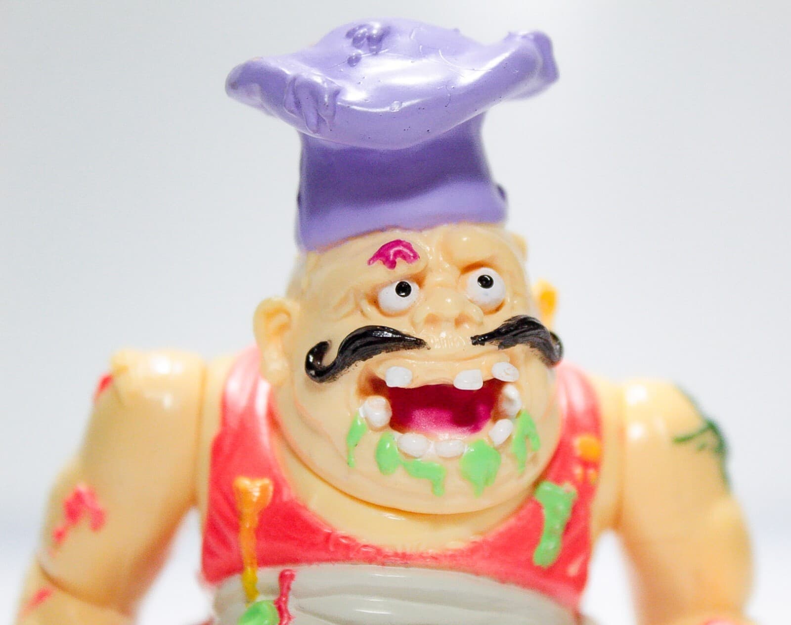 1990 Playmates PIZZA FACE Teenage Mutant Ninja Turtles Action Figure Toy TMNT - Thumbnail 2