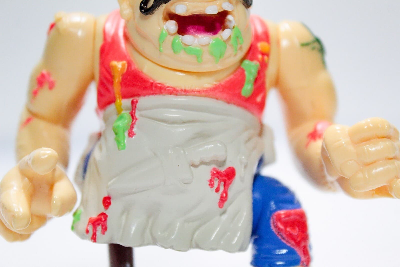 1990 Playmates PIZZA FACE Teenage Mutant Ninja Turtles Action Figure Toy TMNT - Thumbnail 3