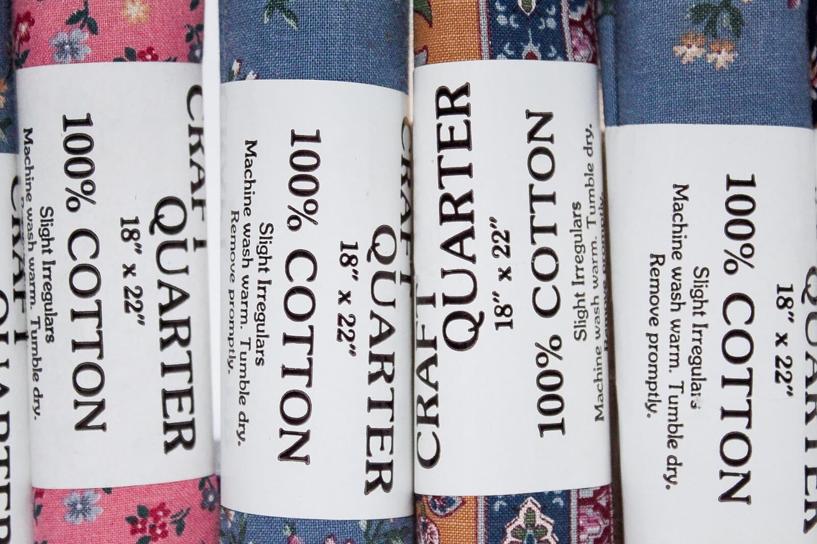8 CRAFT QUARTER 18" x 22" 100% Quilting Fabric Lot Floral Designs NEW - Thumbnail 6