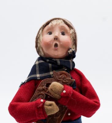 Byers' Choice 2004 Dutch Boy With Cookie Mold The Carolers Christmas Doll - Thumbnail 3