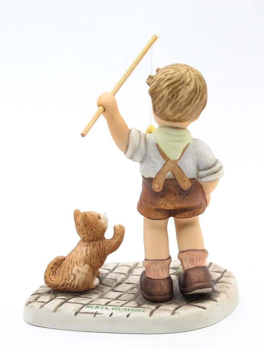 Berta Hummel Goebel What A Catch #BH153 Germany Matte Porcelain Figurine In Box - Thumbnail 4