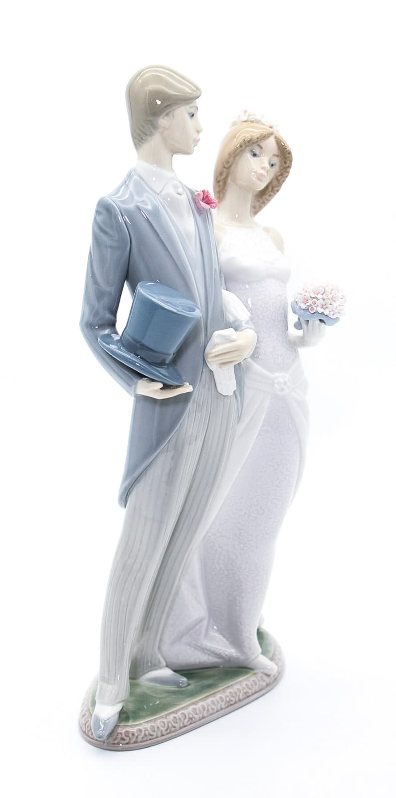 Lladro Wedding Day #01004808 Spain Glazed Porcelain Figure By Julio Fernandez - Thumbnail 4