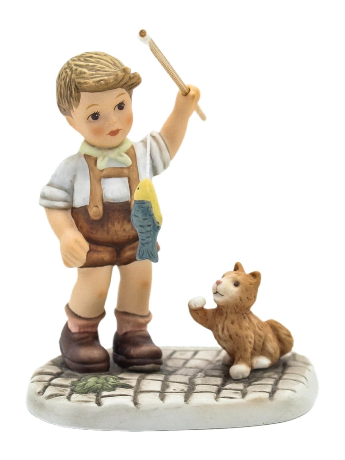 Berta Hummel Goebel What A Catch #BH153 Germany Matte Porcelain Figurine In Box - Image 1