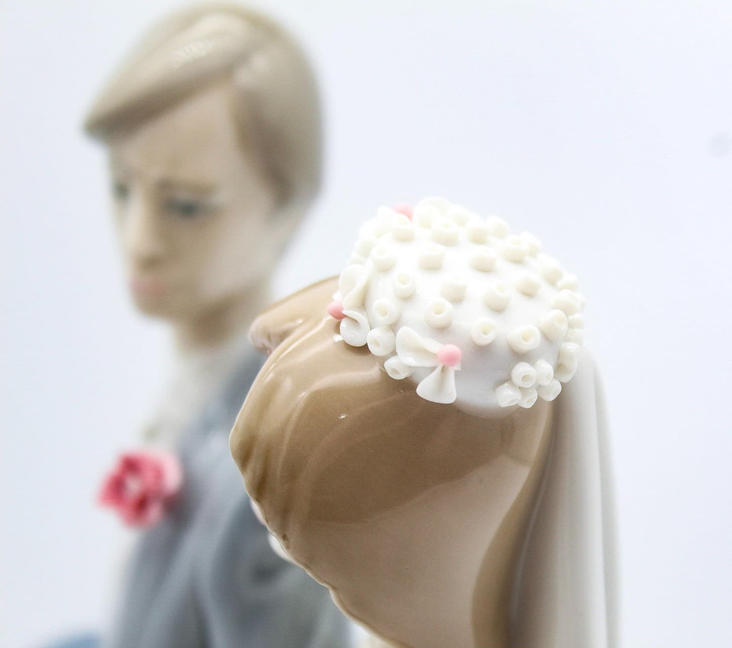 Lladro Wedding Day #01004808 Spain Glazed Porcelain Figure By Julio Fernandez - Thumbnail 12