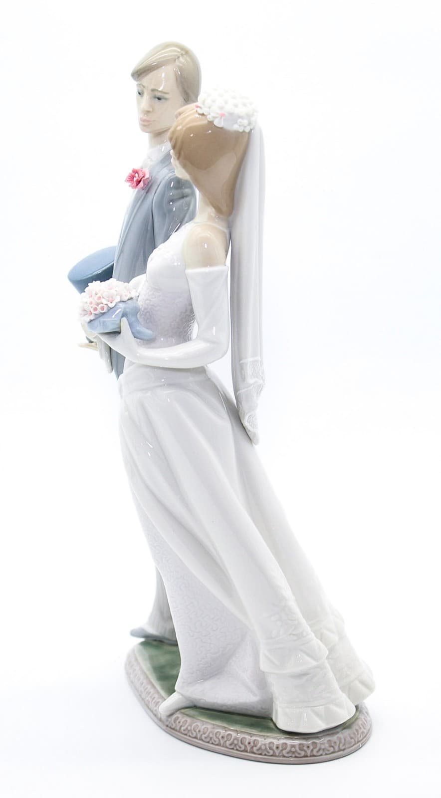 Lladro Wedding Day #01004808 Spain Glazed Porcelain Figure By Julio Fernandez - Thumbnail 2