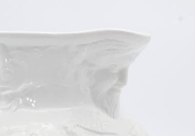 Mintons 18th Century Staffordshire Salt Glazed Two Divers Hunting Pitcher Jug - Thumbnail 5