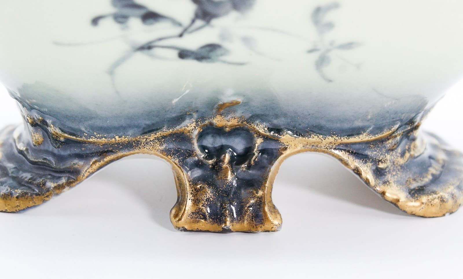 Antique Hand Painted Vienna Porcelain Centerpiece Bowl/Jardiniere Cherub Motif - Thumbnail 7
