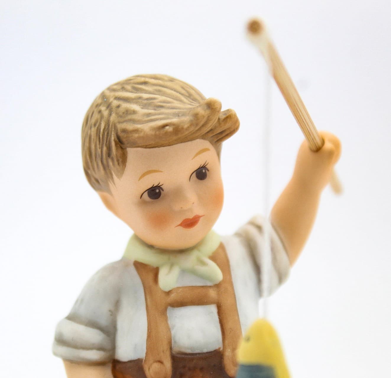 Berta Hummel Goebel What A Catch #BH153 Germany Matte Porcelain Figurine In Box - Thumbnail 5