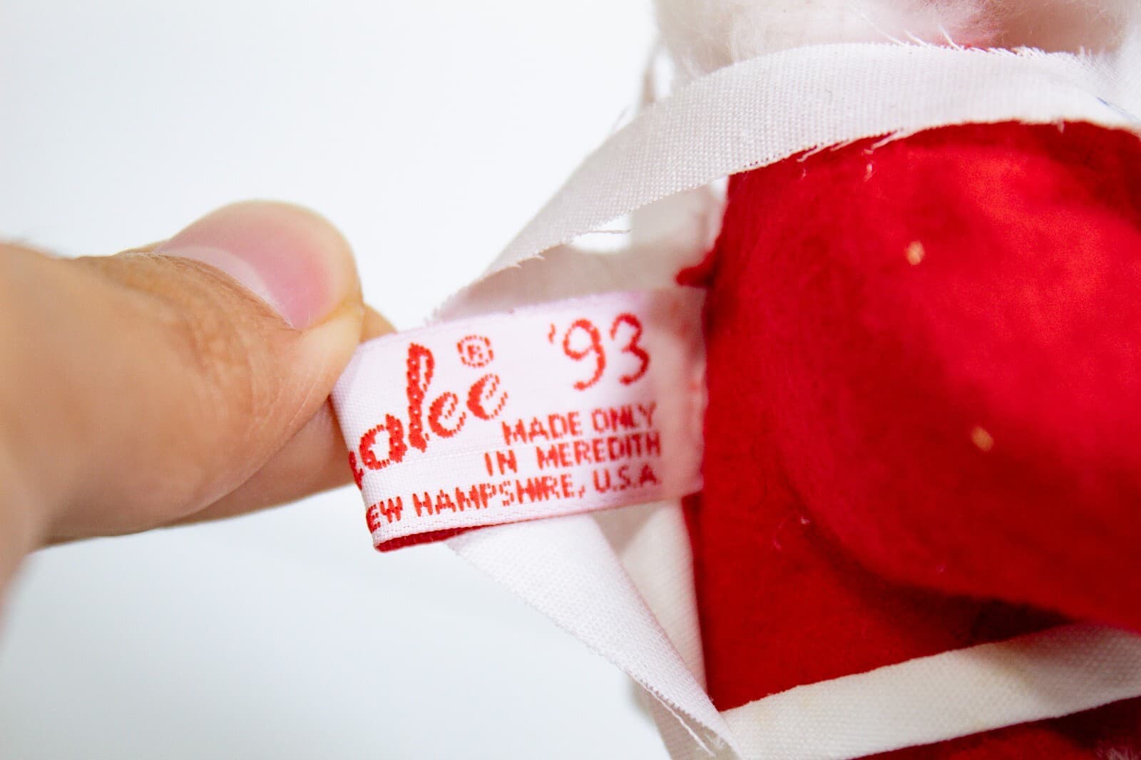 Vintage ANNALEE MOBILITEE 1993 Skiing Santa Claus Artisan Doll NEW WITH TAG 11" - Thumbnail 9