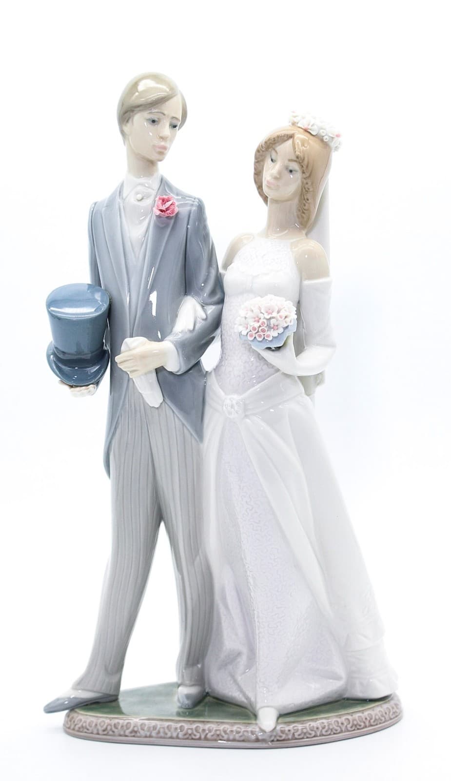 Lladro Wedding Day #01004808 Spain Glazed Porcelain Figure By Julio Fernandez - Thumbnail 5