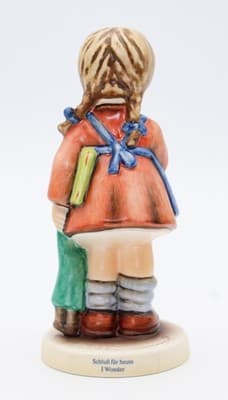 Hummel Goebel I Wonder W. Germany Vintage Porcelain Figurine TMK7 In Box - Thumbnail 5