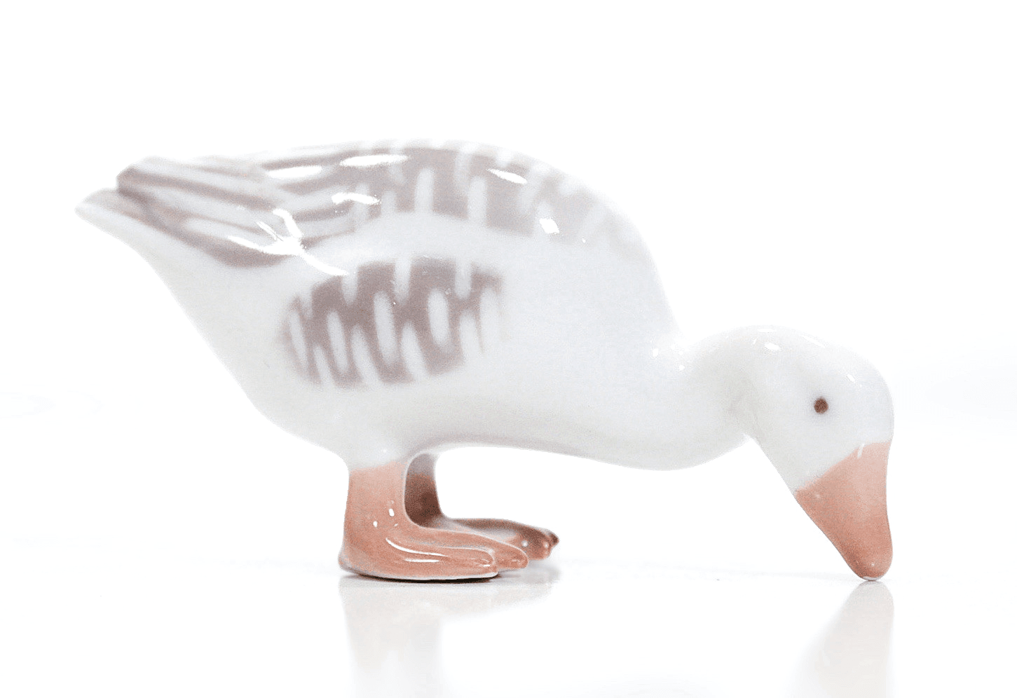 BING & GRONDAHL Made In Denmak Copenhagen Porcelain Duck Goose Figurine #1902 - Image 1