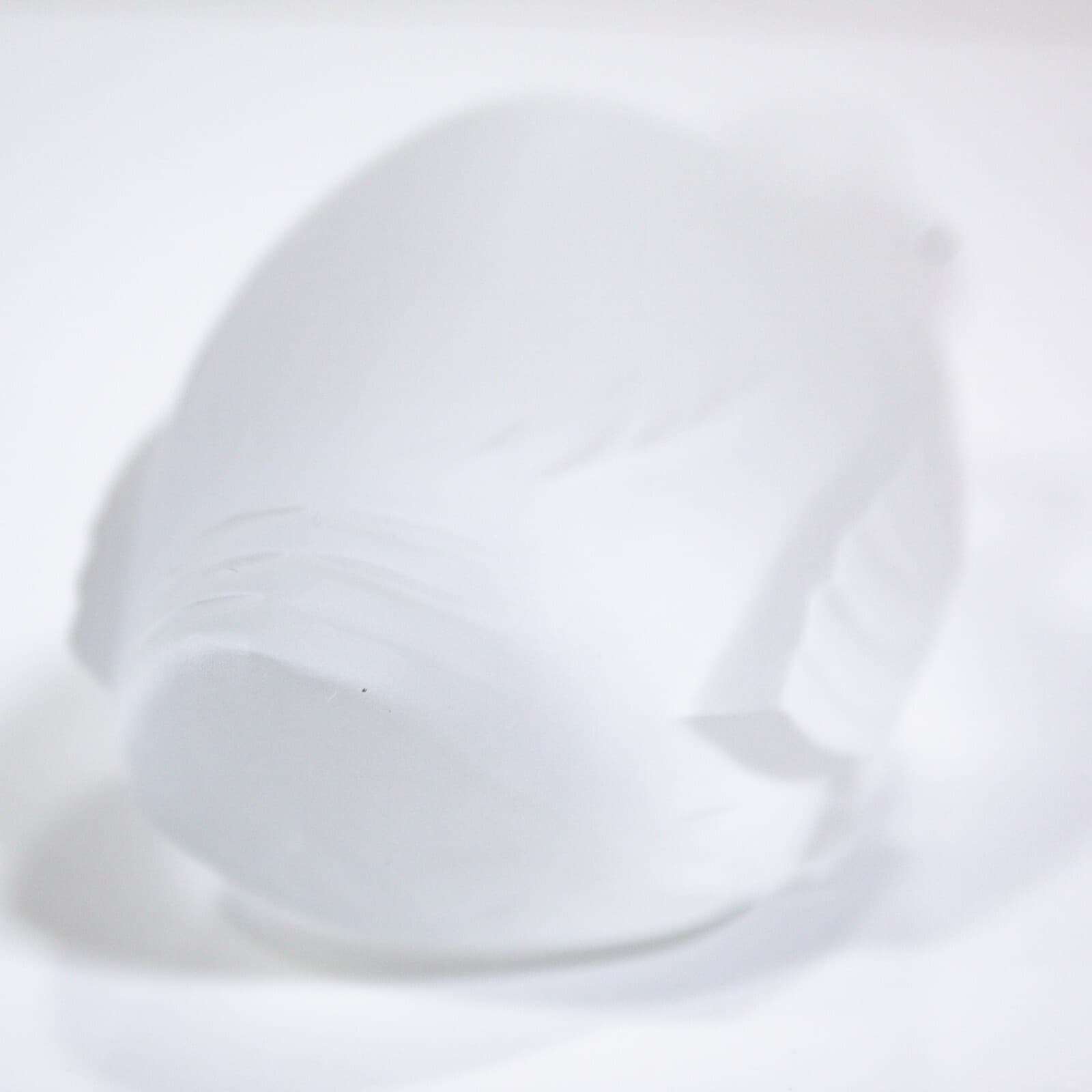 Baccarat France Crystal Frosted Duck Paperweight Figurine - Thumbnail 5