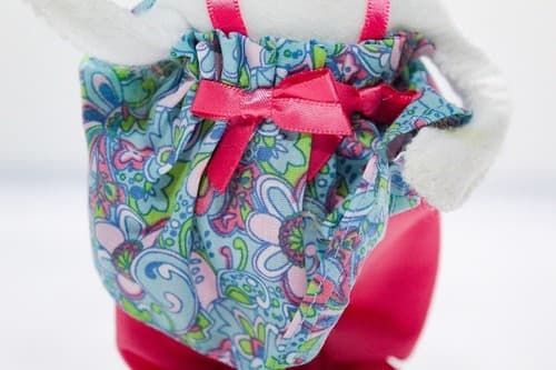 Vtg 2013 ANNALEE Mobilitee "Spring Time Girl Bunny" Easter Artisan Doll 7" - Thumbnail 3