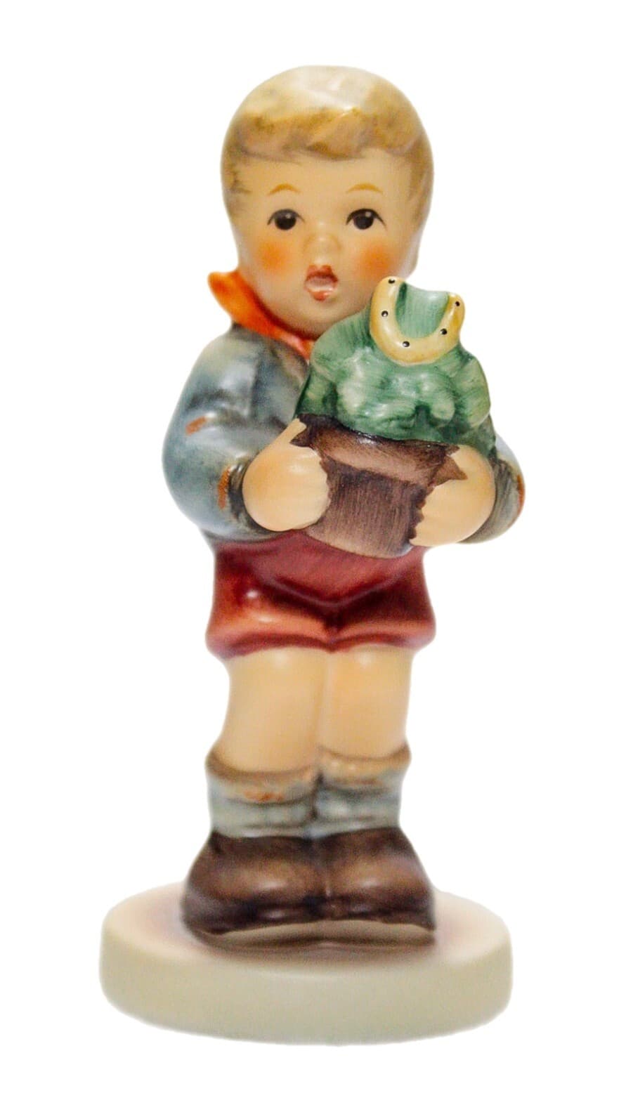 GOEBEL HUMMEL Germany "Lucky Charmer" Hand Painted Porcelain Figurine TMK7 - Image 1
