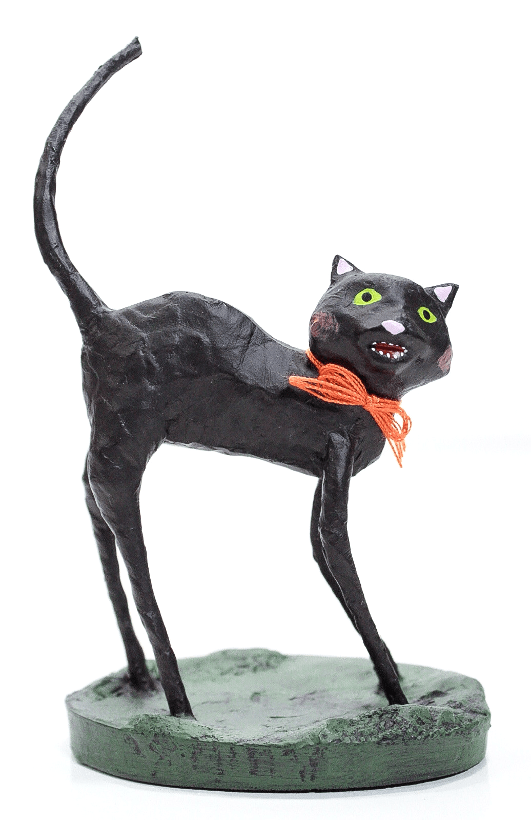 LORI MITCHELL "Kitty Boo" Black Cat Halloween ESC Hand Painted Holiday Figure - Thumbnail 5