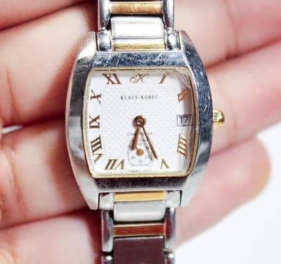 Vintage KLAUS-KOBEC "Charisma" French Movement Stainless Steel Ladies Watch - Thumbnail 2