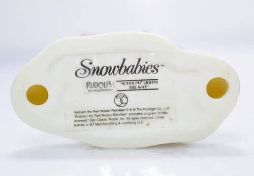 DEPARTMENT 56 Snowbabies "Rudolph Lights the Way" Porcelain Figurine - Thumbnail 5