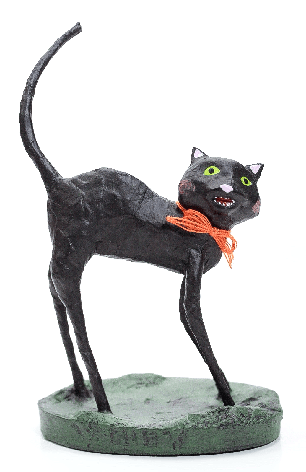 LORI MITCHELL "Kitty Boo" Black Cat Halloween ESC Hand Painted Holiday Figure - Image 1