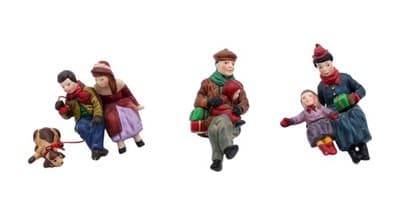 Department 56 Christmas At The Park Heritage Village Christmas Accesssories 3pcs - Image 1