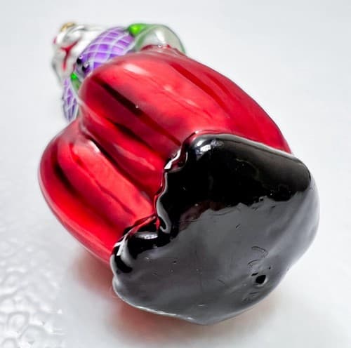 CHRISTOPHER RADKO "Billy Bunny" Retired Blown Glass Christmas Ornament - Thumbnail 4