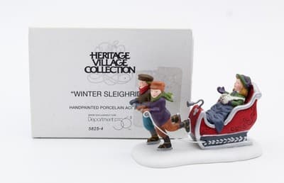 Department 56 Winter Sleighrider Heritage Village Christmas Accesssories - Thumbnail 2