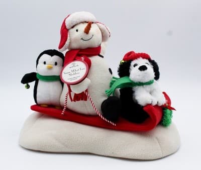 Hallmark Jingle Pals Snow What Fun Sledders Musical Animated Christmas Plush - Thumbnail 8