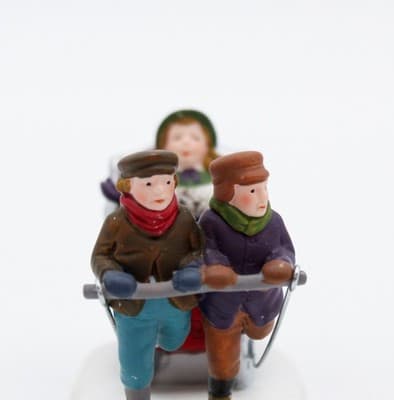 Department 56 Winter Sleighrider Heritage Village Christmas Accesssories - Thumbnail 4
