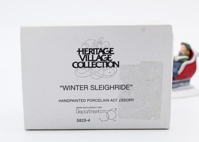 Department 56 Winter Sleighrider Heritage Village Christmas Accesssories - Thumbnail 5