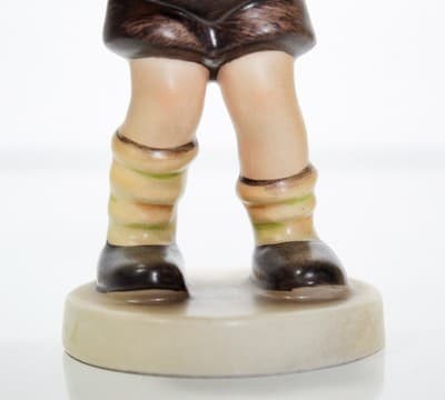 HUMMEL Germany "Accordion Boy" Hand Painted Porcelain Figurine TMK2 Full Bee - Thumbnail 4