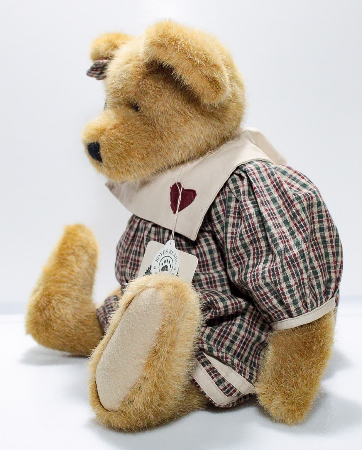 BOYDS BEAR Bearware Brown Teddy Bear With Dress Plush Toy 15" w/ TAG - Thumbnail 5