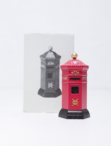 DEPARTMENT 56 "English Post Box" Christmas Village Accessory #5805-5 in BOX - Thumbnail 2