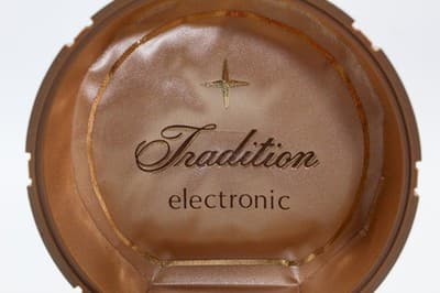 Vintage TRADITION Electronic Burgundy Dial Gold Tone Ladies Wristwatch In Box - Thumbnail 8