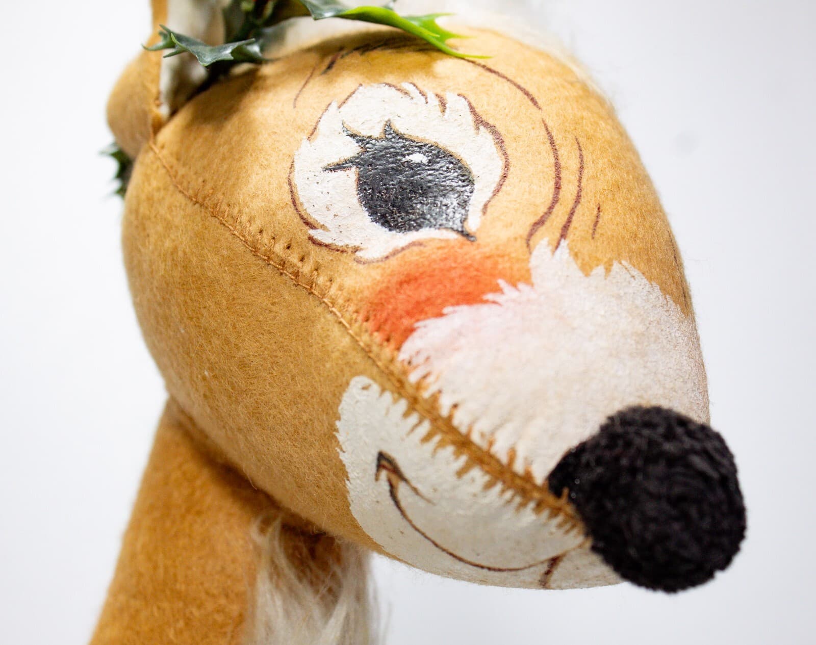 ANNALEE MOBILITEE 1965 Vintage Large Christmas Reindeer Artisan Doll 15" - Thumbnail 5