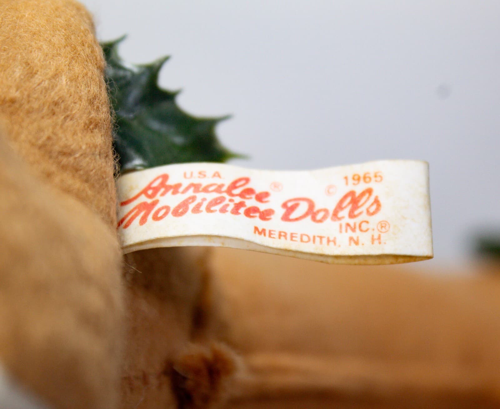 ANNALEE MOBILITEE 1965 Vintage Large Christmas Reindeer Artisan Doll 15" - Thumbnail 10