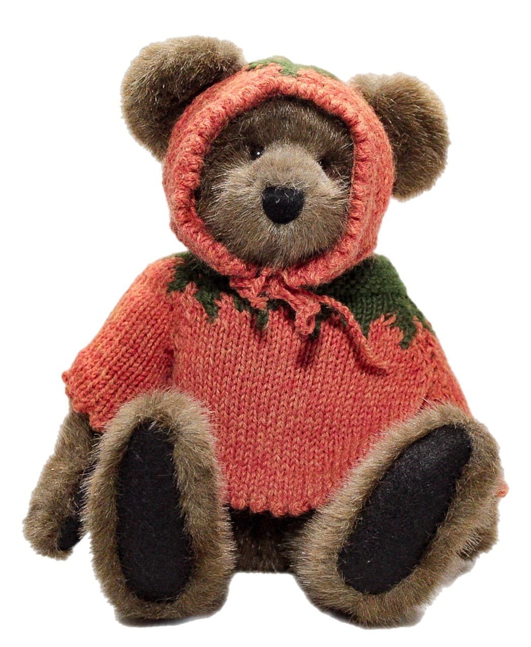 BOYDS BEAR 1990's Vintage Halloween Sweater Theme Teddy Bear Plush Toy - Image 1