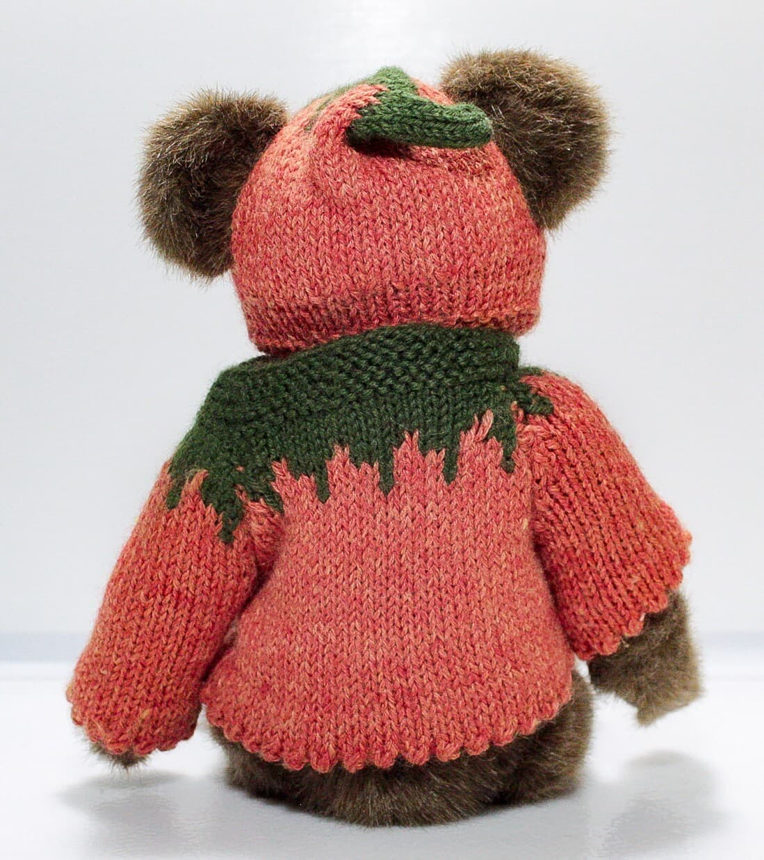 BOYDS BEAR 1990's Vintage Halloween Sweater Theme Teddy Bear Plush Toy - Thumbnail 6