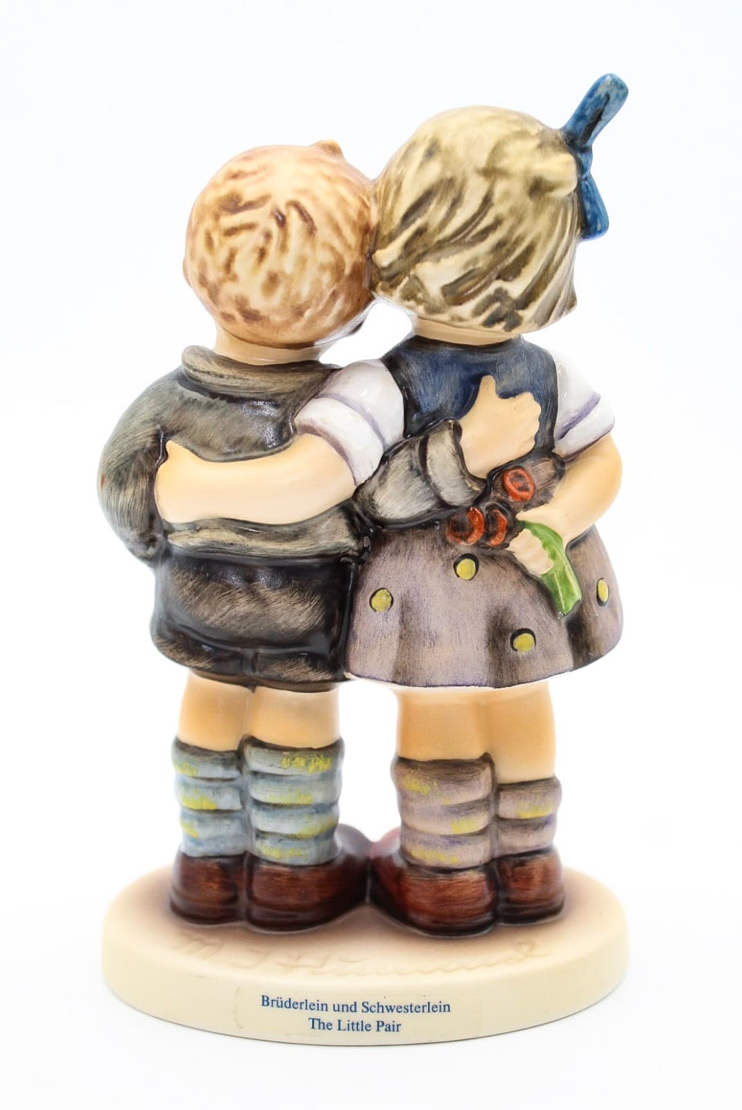 Hummel Goebel The Little Pair West Germany Porcelain Figurine TMK6 In Box 5.5" - Thumbnail 4