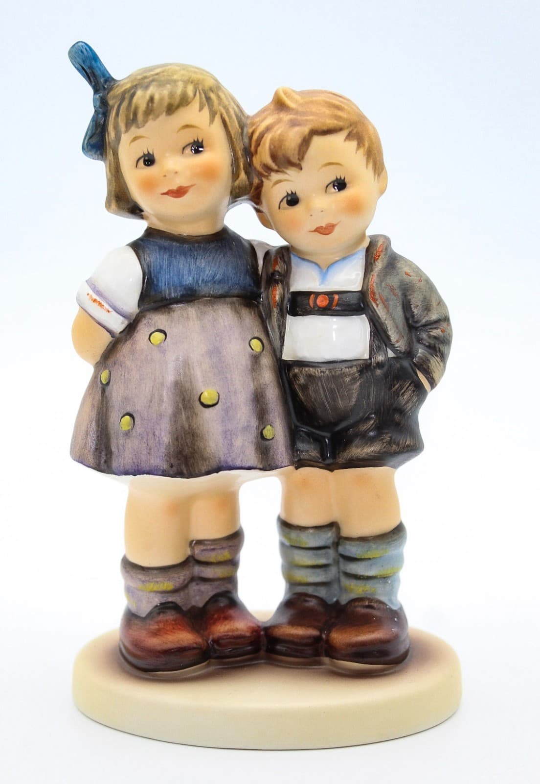 Hummel Goebel The Little Pair West Germany Porcelain Figurine TMK6 In Box 5.5" - Thumbnail 7