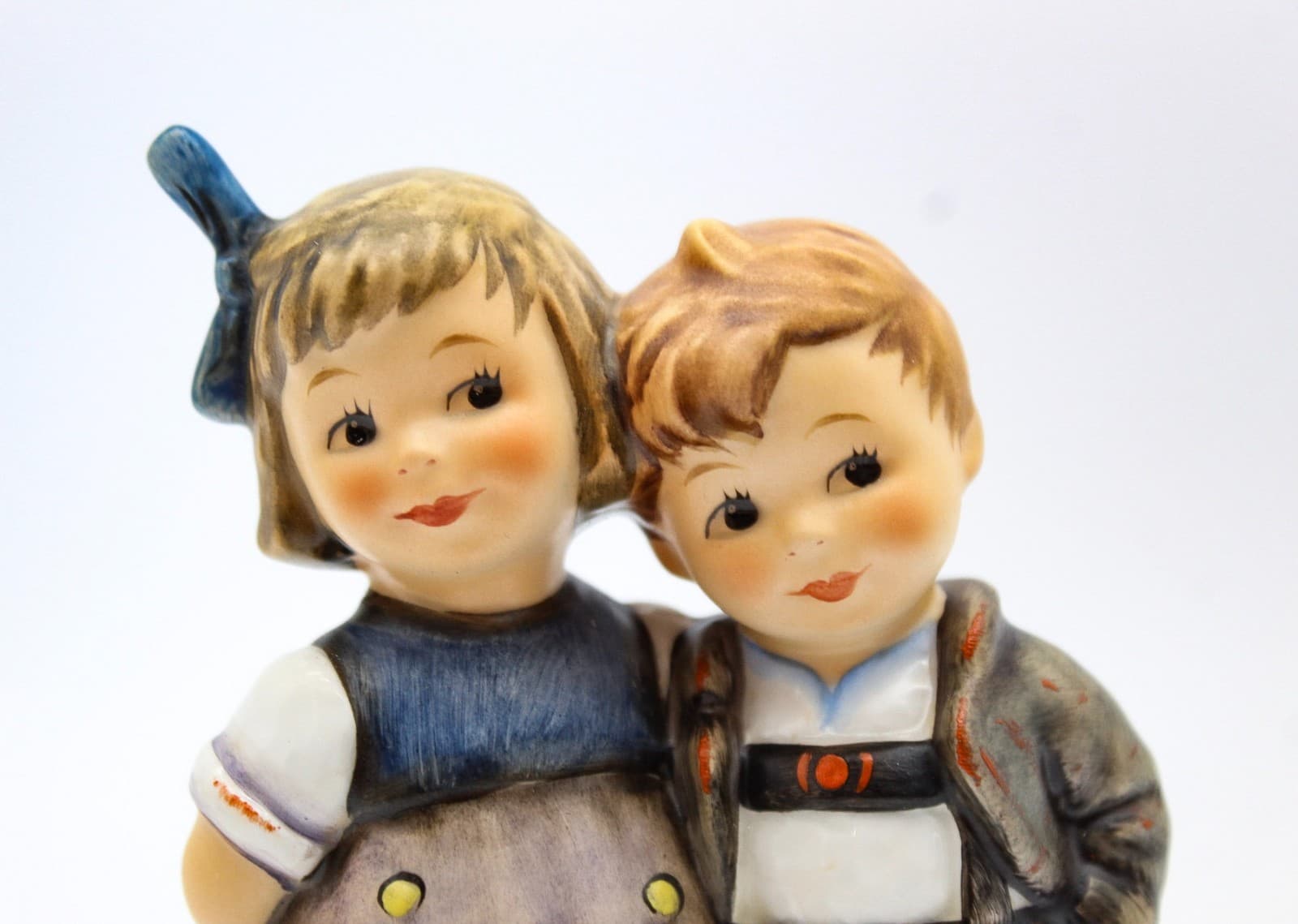 Hummel Goebel The Little Pair West Germany Porcelain Figurine TMK6 In Box 5.5" - Thumbnail 6