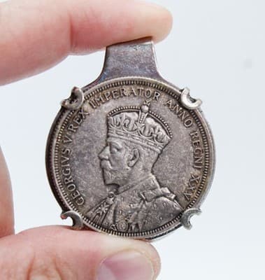 1935 Canada King George V Silver Dollar Sterling Silver Money Clip RARE - Thumbnail 5