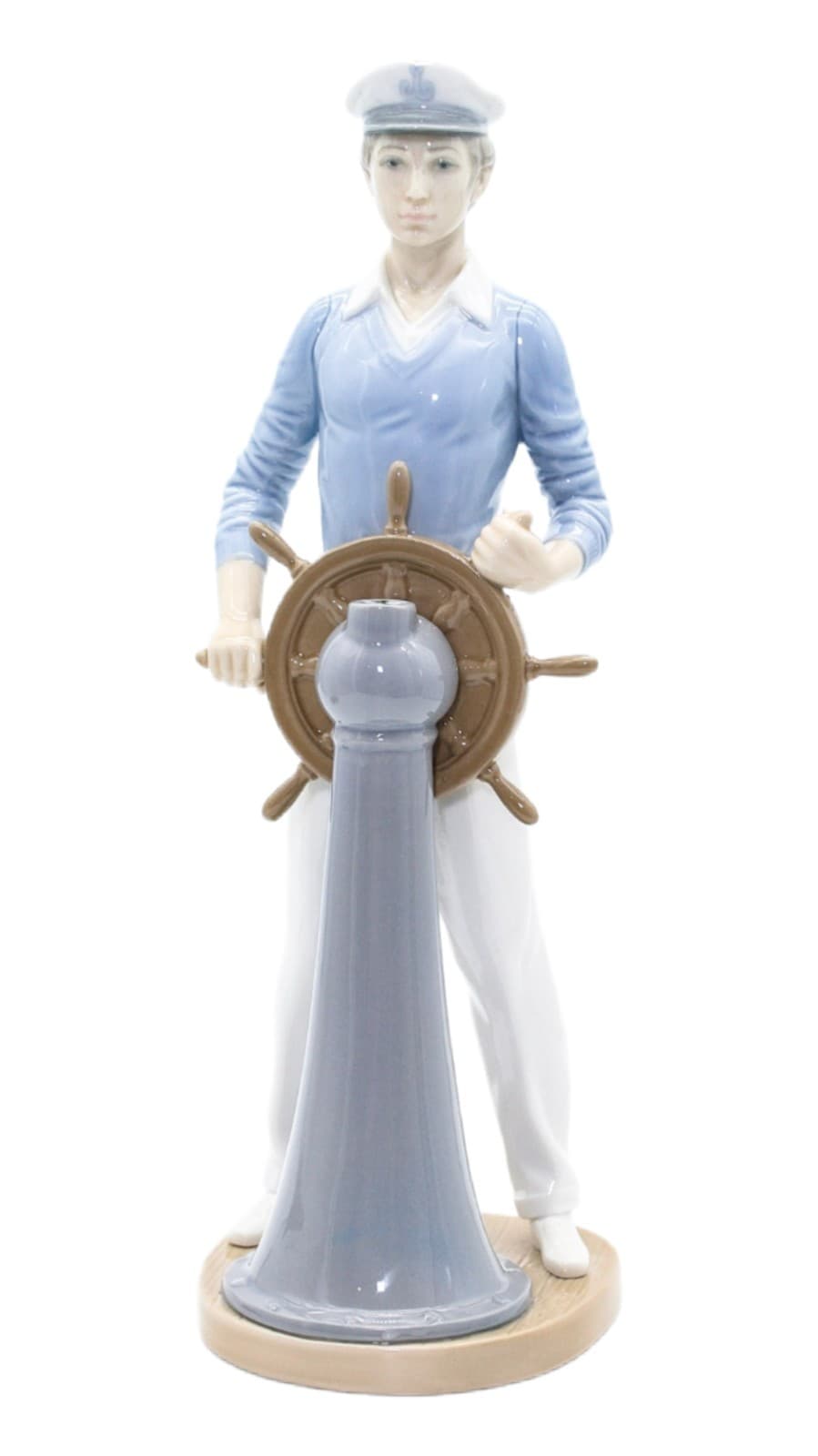 Lladro The Yachtsman #5206 Spain Glazed Porcelain Figure By Francisco Catala 13" - Image 1