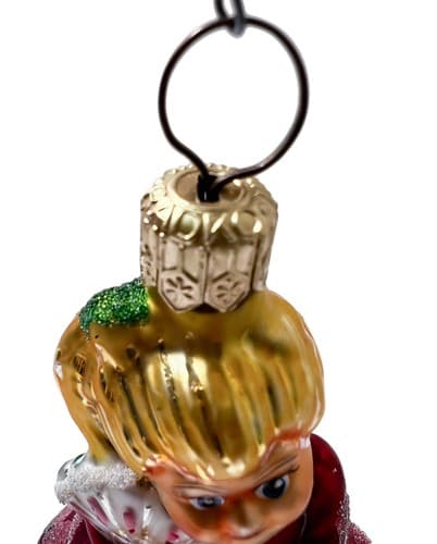 CHRISTOPHER RADKO Miss Holiday Southern Belle Peppermint Girl Christmas Ornament - Thumbnail 6