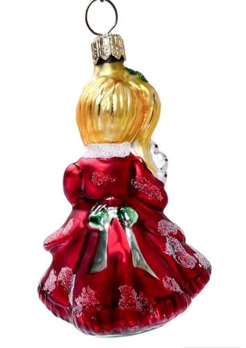 CHRISTOPHER RADKO Miss Holiday Southern Belle Peppermint Girl Christmas Ornament - Thumbnail 4