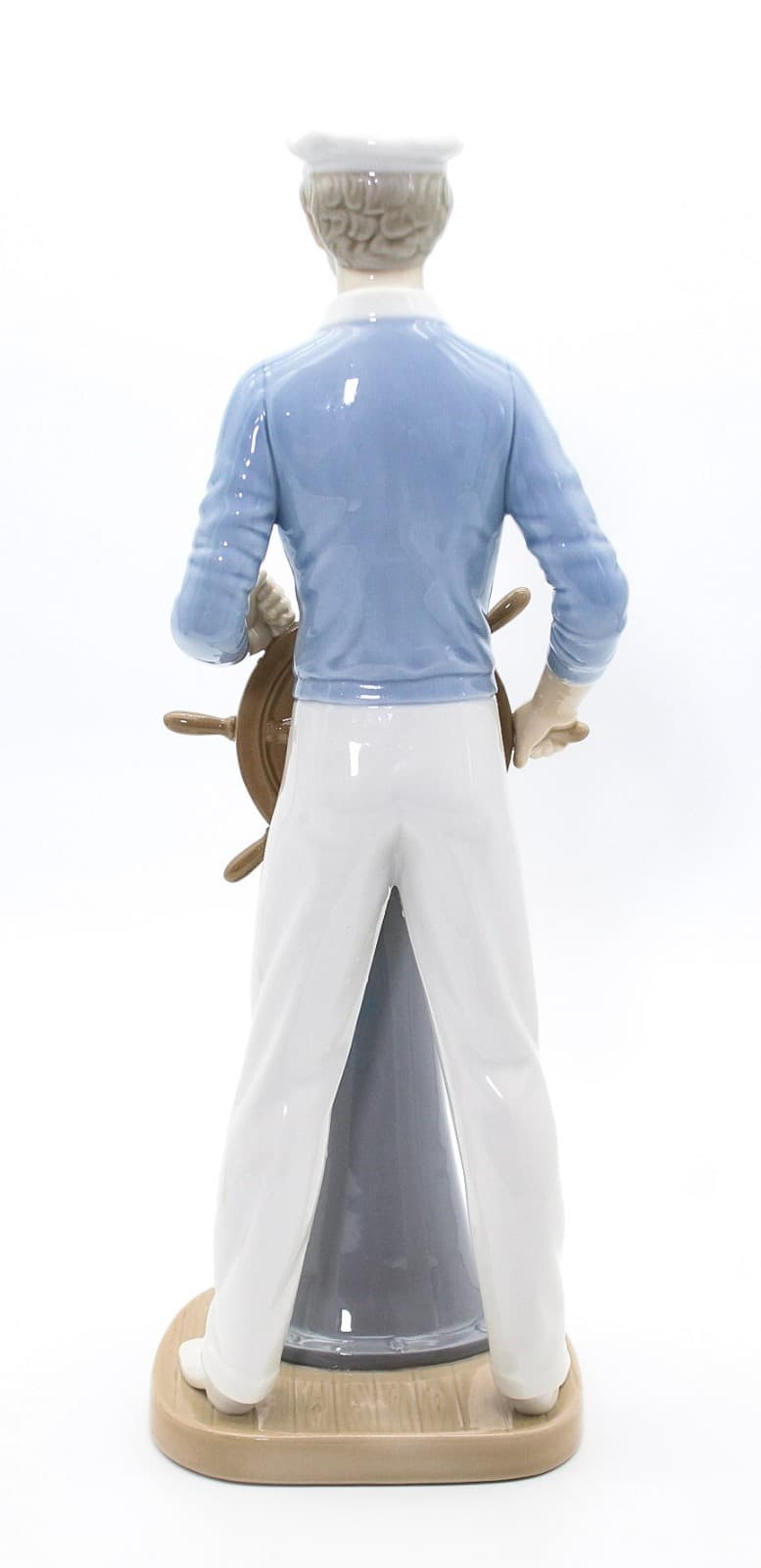 Lladro The Yachtsman #5206 Spain Glazed Porcelain Figure By Francisco Catala 13" - Thumbnail 3