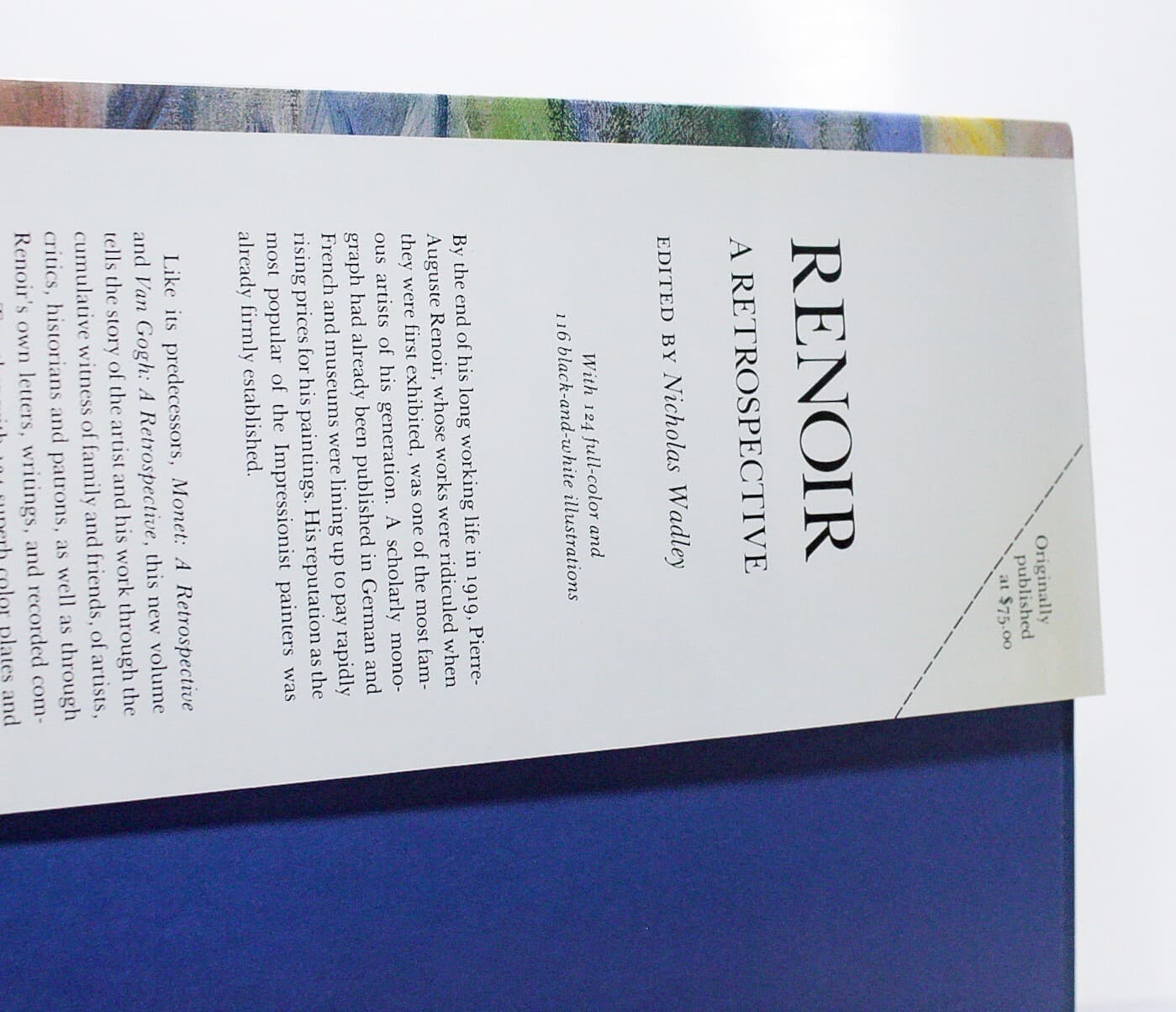 RENOIR: A Retrospective 1989 Park Lane New York Volume Hardcover Nicholas Wadley - Thumbnail 4